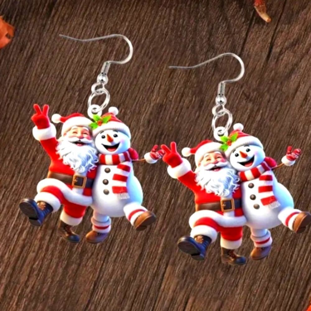 Hand Crafted Festive dangle earrings